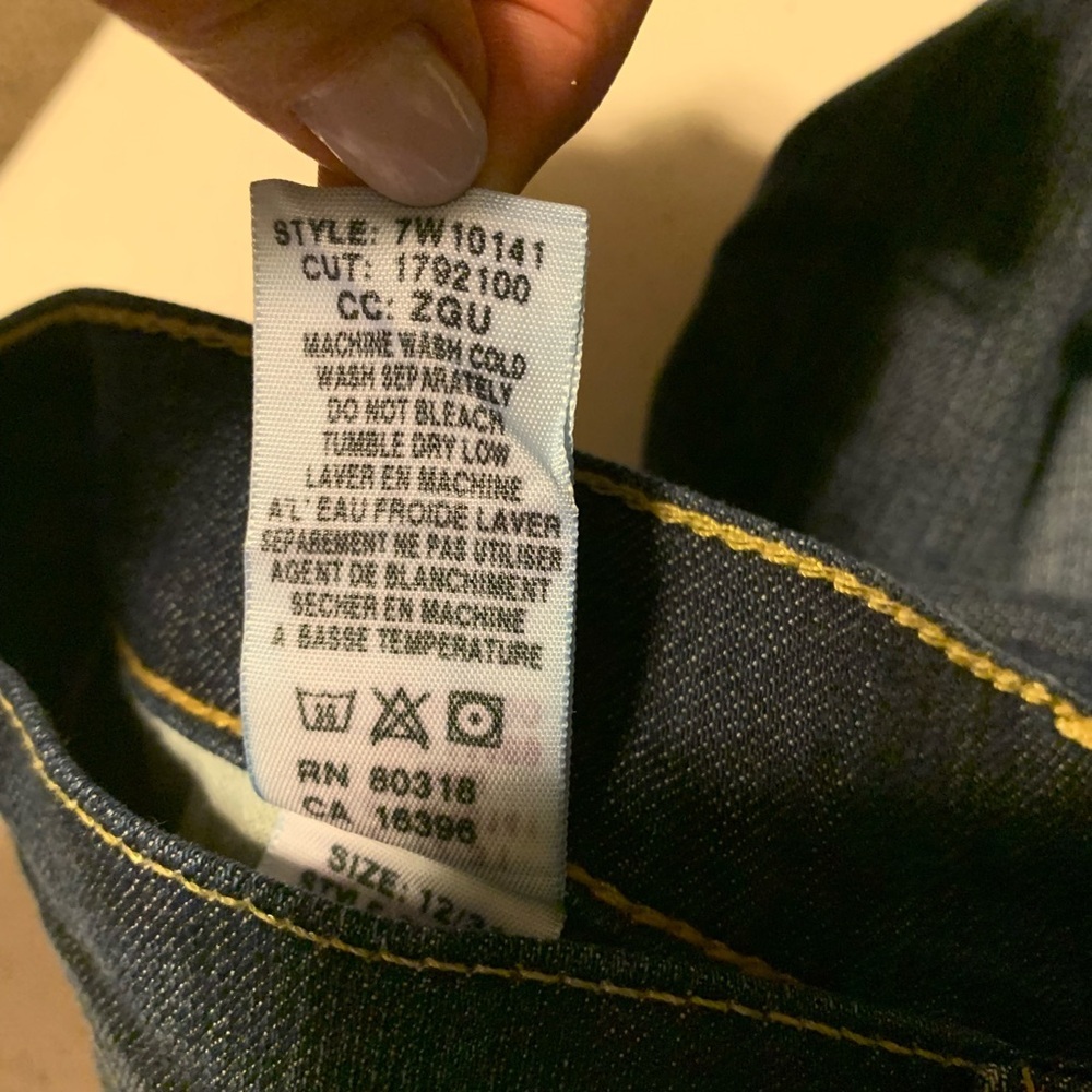 Lucky Brand Jeans By Gene Montesano Reg Straight Leg Classic Cotton Size 12/31 - Picture 11 of 13